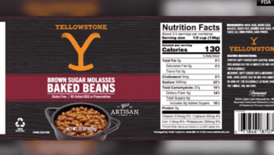 Vietti Food Group recalls Yellowstone canned baked beans for unlabeled soy allergy