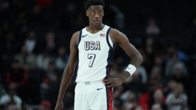 AJ Dybantsa hypes up his Jamaican roots during trip to uplift youth basketball in the country with Bob & Rita Marley’s foundation (PHOTO)
