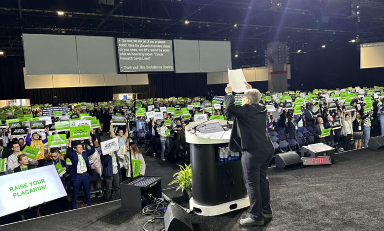 At AACR, cancer researchers dove into politics as well as progress At AACR, cancer researchers dove into politics as well as progress