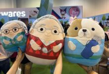 Berkshire meeting ‘bazaar’ features Buffett Squishmallows, 60th anniversary book and giant claw machine