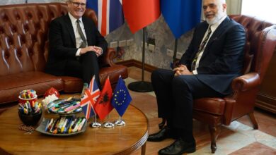 Britain says it’s talking with some countries to set up migrant return hubs