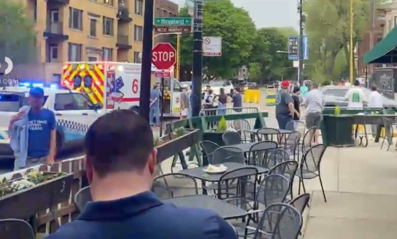 Bystander shot after at least 1 gunman opens fire outside Wrigley Field