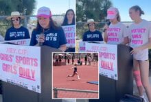 California track meet turns into rally against CIF transgender athlete policy