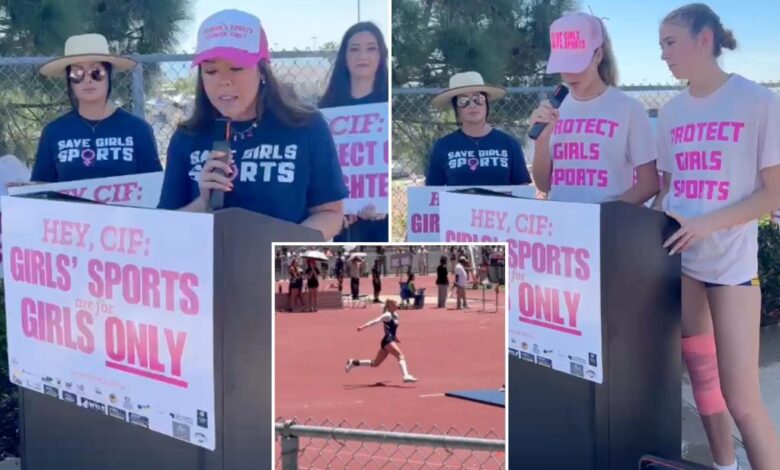 California track meet turns into rally against CIF transgender athlete policy California track meet turns into rally against CIF transgender athlete policy