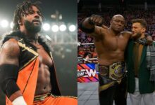 MJF has been accepted in the Hurt Syndicate [photos: wwe.com and AEW Official X Account]
