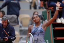 Coco Gauff jokes about forgotten rackets after opening win at French Open
