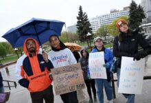 Coloradans rally at state capitol against federal cuts and layoffs