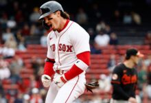 Devers has career-high 8 RBIs, including grand slam in 13-run 8th as Red Sox rout O’s 19-5 in opener