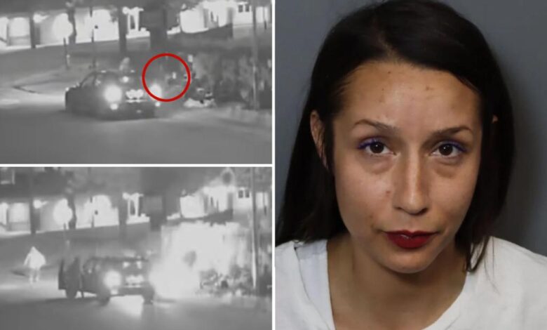 Disturbing video shows sicko set homeless woman on fire Disturbing video shows sicko set homeless woman on fire