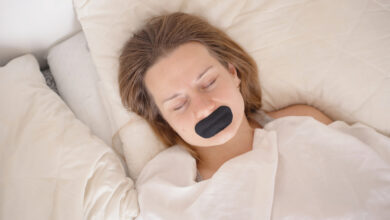 Don’t tape your mouth before bed