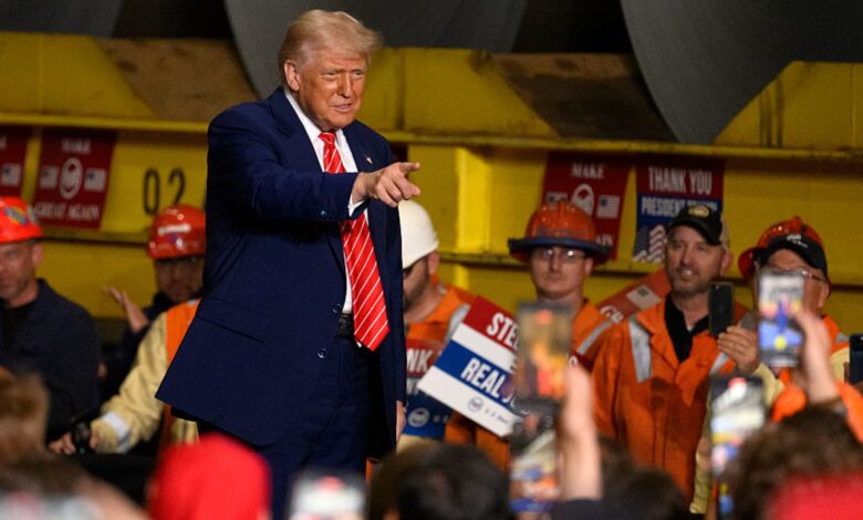 EU responds Trump raising steel tariffs to 50% EU responds Trump raising steel tariffs to 50%