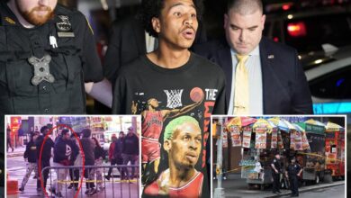 Gunman, 21, arrested in shooting of Times Square food vendor, claims self-defense: cops