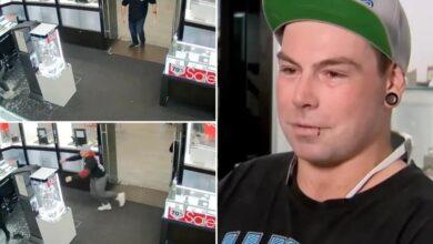 Hero dad makes dramatic citizen’s arrest, tackling armed would-be burglar