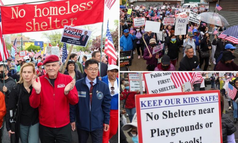 Locals protest incoming homeless shelter after alleged NYC bait-and-switch: ‘Community is outraged’ Locals protest incoming homeless shelter after alleged NYC bait-and-switch: ‘Community is outraged’