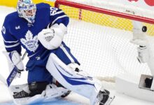 Maple Leafs goaltender Joseph Woll set to start Game 2 against Panthers
