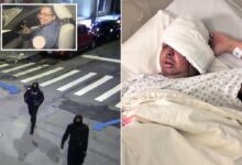 Masked thugs pummel and rob uniformed NYPD housing cop in Bronx and take his gun
