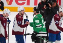 Mikko Rantanen has 4-point 3rd period for Stars to unbelievably knock former team out of playoffs