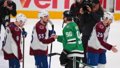 Mikko Rantanen has 4-point 3rd period for Stars to unbelievably knock former team out of playoffs