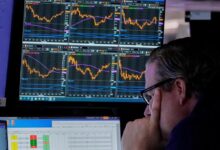 Most US stocks fall following mixed profit reports from Target, Lowe’s