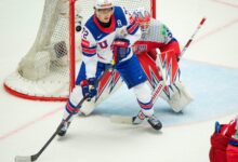 Nazar scores twice as US rallies past Czechs at ice hockey worlds, Austria makes playoffs