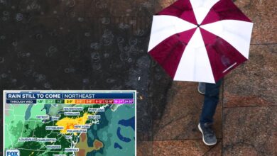 Northeast faces another soggy weekend as stalled storm threatens rain for days