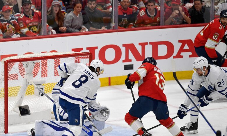 Panthers rule Sam Reinhart out for Game 3, after he took shot to knee in Game 2 vs. Hurricanes Panthers rule Sam Reinhart out for Game 3, after he took shot to knee in Game 2 vs. Hurricanes