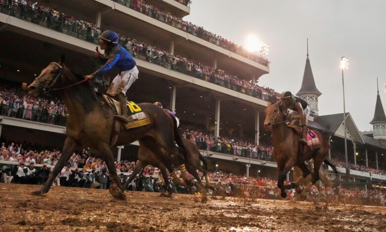 Plans are unclear for Kentucky Derby winner Sovereignty and others with the Preakness 2 weeks away Plans are unclear for Kentucky Derby winner Sovereignty and others with the Preakness 2 weeks away