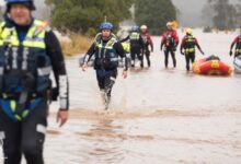 Record floodwaters in eastern Australia leave 4 dead and 1 missing