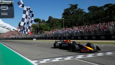 Red Bull driver Max Verstappen wins F1’s Emilia-Romagna Grand Prix to end Piastri’s streak