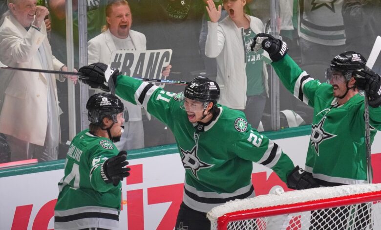 Stars get some secondary scoring and power-play goals, now seek 2-0 series lead over Oilers Stars get some secondary scoring and power-play goals, now seek 2-0 series lead over Oilers