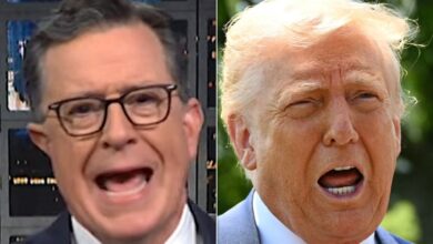 Stephen Colbert Has 2 Revealing Words For Trump About Melania