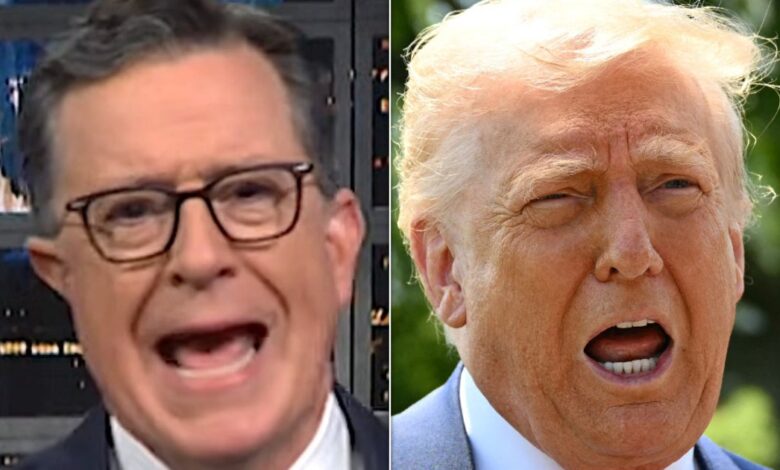 Stephen Colbert Has 2 Revealing Words For Trump About Melania Stephen Colbert Has 2 Revealing Words For Trump About Melania