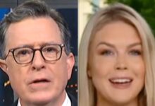 Stephen Colbert ‘Absolutely’ Rips Karoline Leavitt With Just 1 Simple Fashion Statement