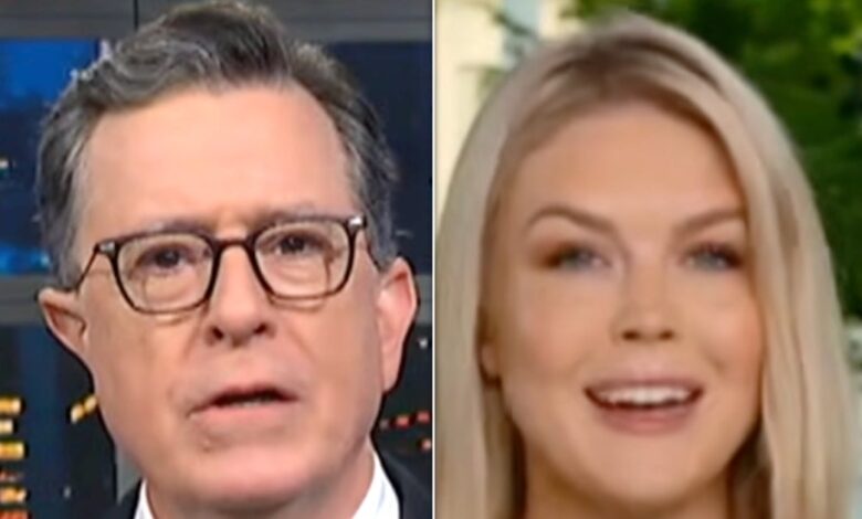Stephen Colbert ‘Absolutely’ Rips Karoline Leavitt With Just 1 Simple Fashion Statement Stephen Colbert ‘Absolutely’ Rips Karoline Leavitt With Just 1 Simple Fashion Statement