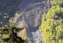 Swiss village evacuated because of mudslide threat