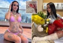 Tattooed influencer Luna Abrahao repeatedly stabbed on livestream after dumping boyfriend