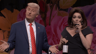 Trump Talks Chicago Pope as Jeanine Pirro Guzzles Wine