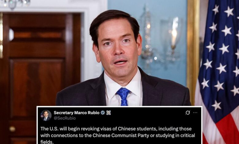 Trump administration to ‘aggressively revoke’ visas for some Chinese students Trump administration to ‘aggressively revoke’ visas for some Chinese students
