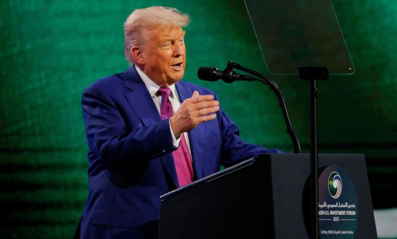 Trump speaks after 0 billion Saudi-U.S. investment announced Trump speaks after 0 billion Saudi-U.S. investment announced