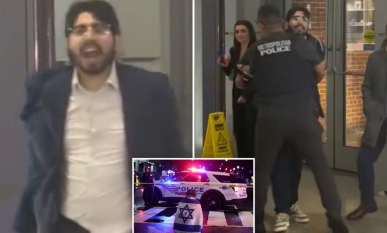 Video shows moment suspected gunman outside Jewish Museum is arrested while shouting ‘Free free Palestine’ as witnesses describe helping him before realizing he was the killer Video shows moment suspected gunman outside Jewish Museum is arrested while shouting ‘Free free Palestine’ as witnesses describe helping him before realizing he was the killer