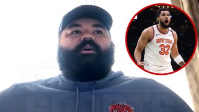 Viral Knicks Fan Stunned After KAT Shirt Shoutout, ‘I Still Can’t Believe It’