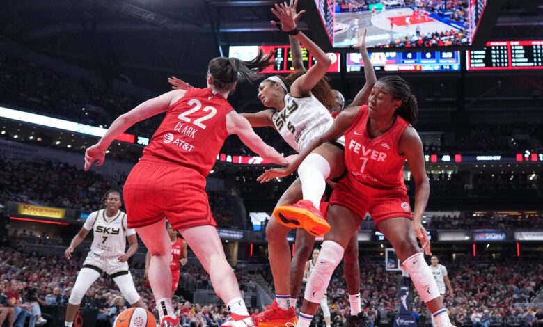 WNBA investigates racial slurs by fans made at Angel Reese during Indiana game WNBA investigates racial slurs by fans made at Angel Reese during Indiana game