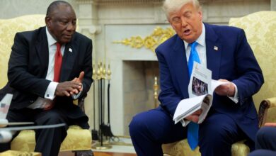 Trump showed old videos, took crosses out of context in South Africa genocide claims