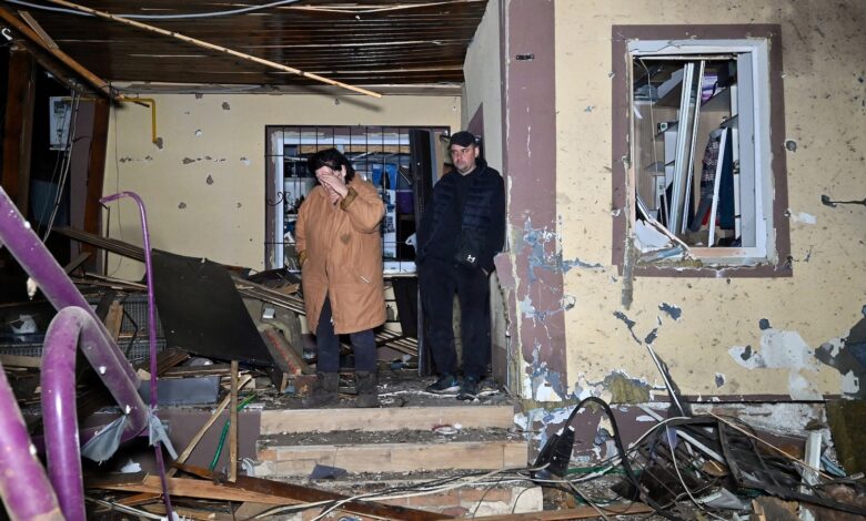 Russian drone attack injures nearly 50 people in Kharkiv Russian drone attack injures nearly 50 people in Kharkiv