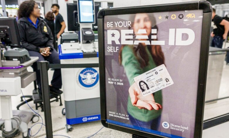 Real IDs are now required at airports across the U.S. for domestic travel Real IDs are now required at airports across the U.S. for domestic travel