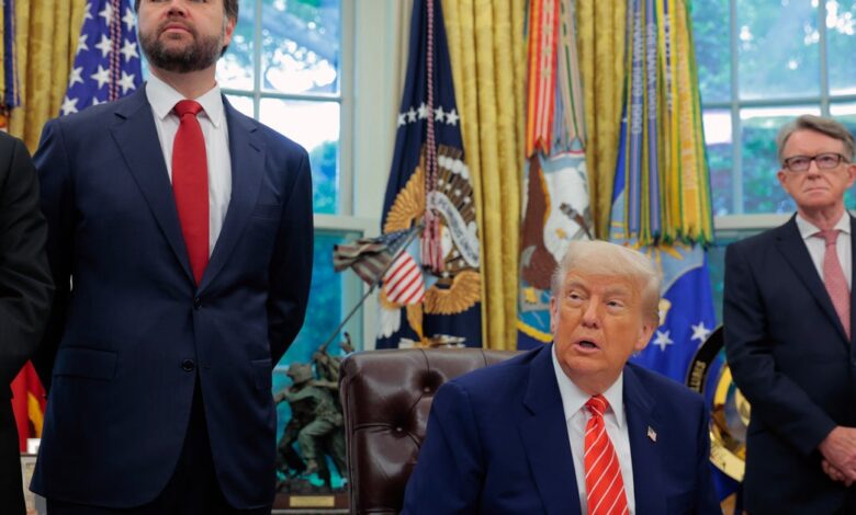 Trump hails framework of U.K. trade deal, but 10% tariffs will remain on some items Trump hails framework of U.K. trade deal, but 10% tariffs will remain on some items