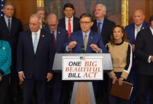 Republican-led House passes Trump agenda bill by a single vote