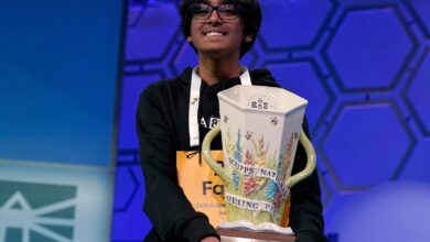 Faizan Zaki overcomes a shocking flub and wins the Scripps National Spelling Bee