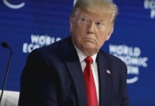 Trump blasts impeachment trial upon arrival at Davos Economic Forum