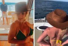 Britney Spears Sizzles in a Tiny Bikini While Dancing on a Boat, on Video